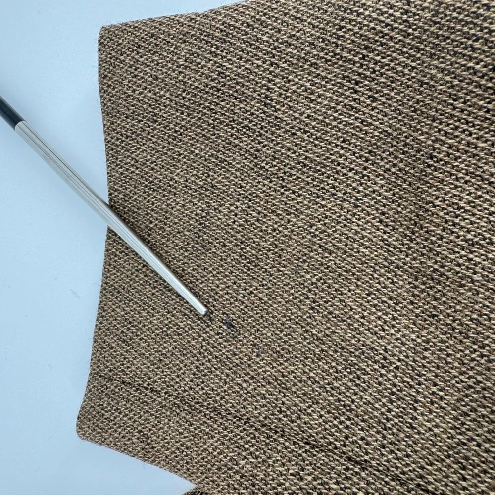 Ralph Lauren Blazer Mens 40R Brown Wool 2-Button Textured Sport Coat Canada Made